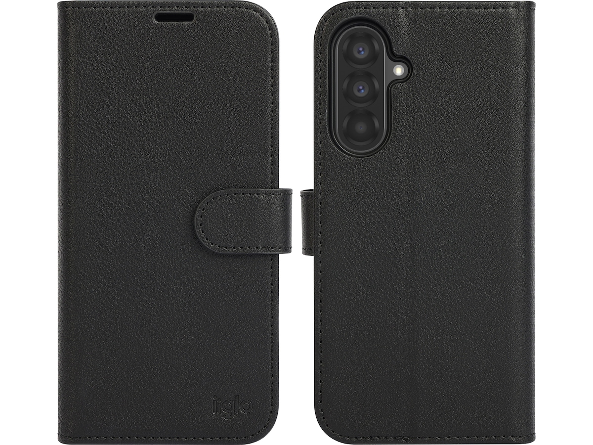 iiglo Galaxy A56 2-i-1 Wallet cover (sort) Mobilcover