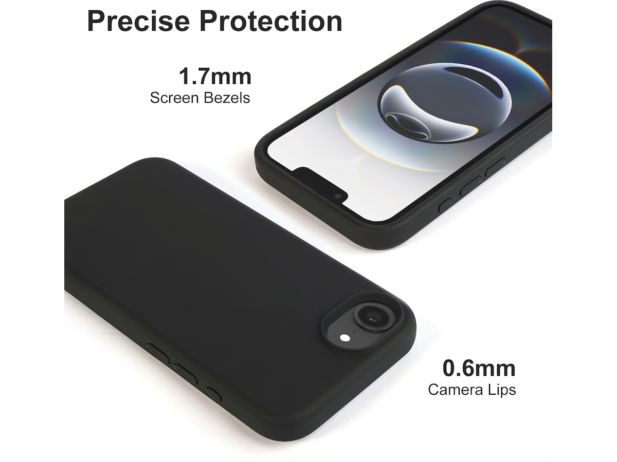 iiglo iPhone 17e / 16e Magnetic cover (sort) Mobilcover