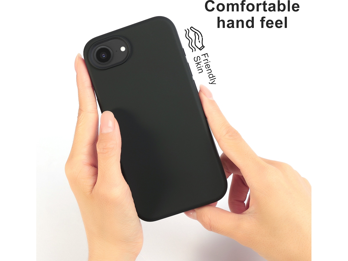 iiglo iPhone 17e / 16e Magnetic cover (sort) Mobilcover