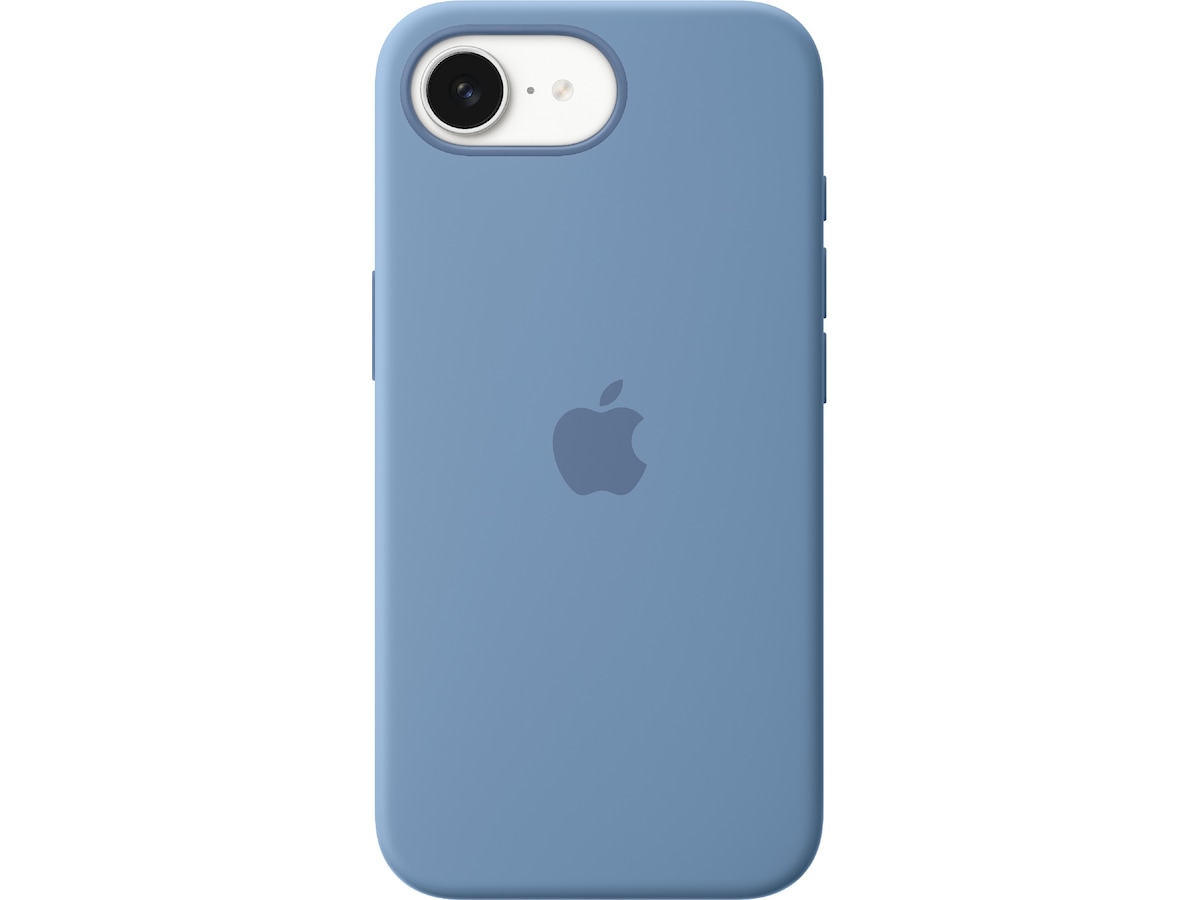 iPhone 16e Silikone cover (vinterblå) Mobilcover