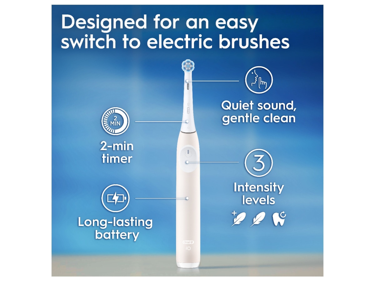 ORAL-B iO2 Series Elektrisk tandbørste (Calm Pink) Elektriske tandbørster
