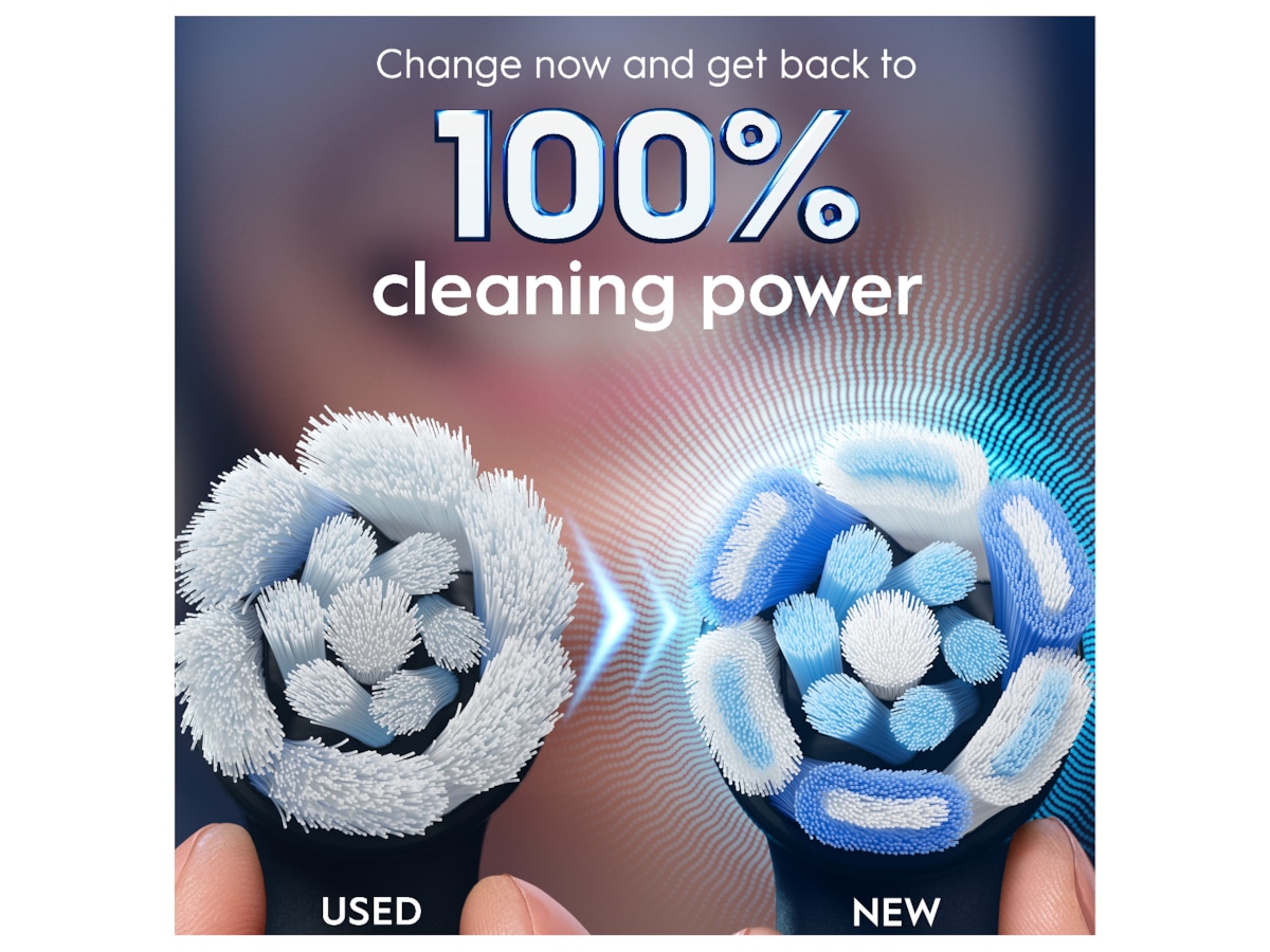 Oral-B iO Ultimate Clean børstehoveder 3 stk. (sort) Tandbørstehoveder