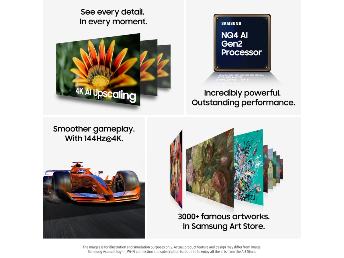 Samsung 65" QN70F Neo QLED 4K Mini LED Smart TV (2025) 60 - 69 tommer TV