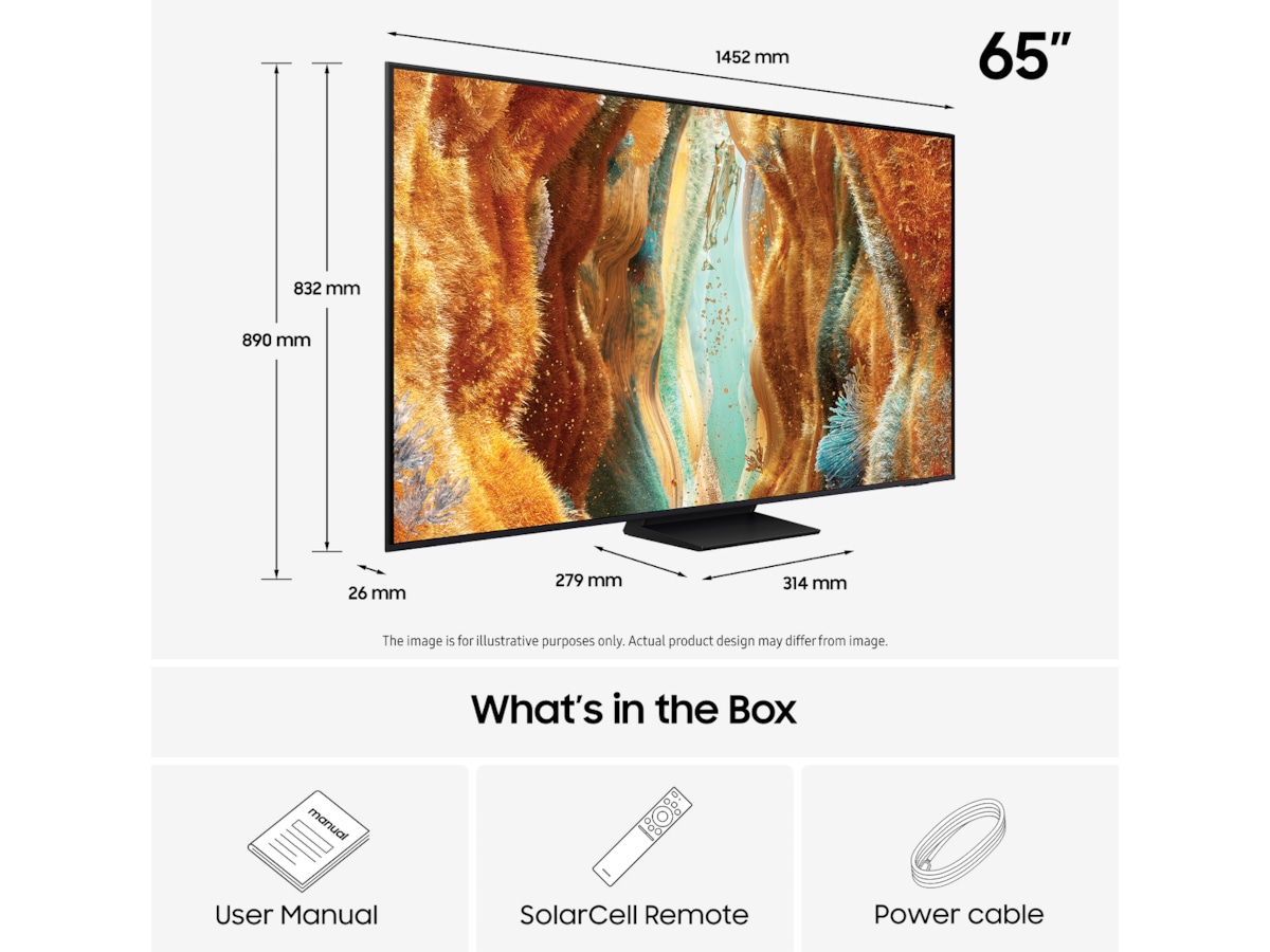 Samsung 65" QN70F Neo QLED 4K Mini LED Smart TV (2025) 60 - 69 tommer TV