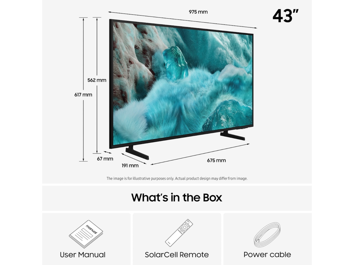 Samsung 43" Q7FA QLED 4K Smart TV (2025) 20 - 49 tommer TV