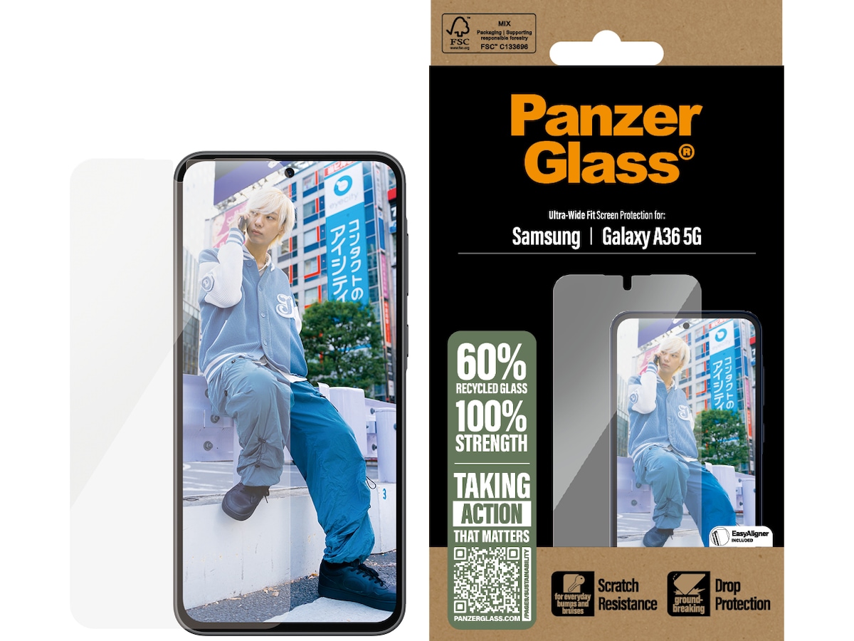 PanzerGlass Galaxy A36 5G Skærmbeskytter Skærmbeskyttelse mobiltelefon