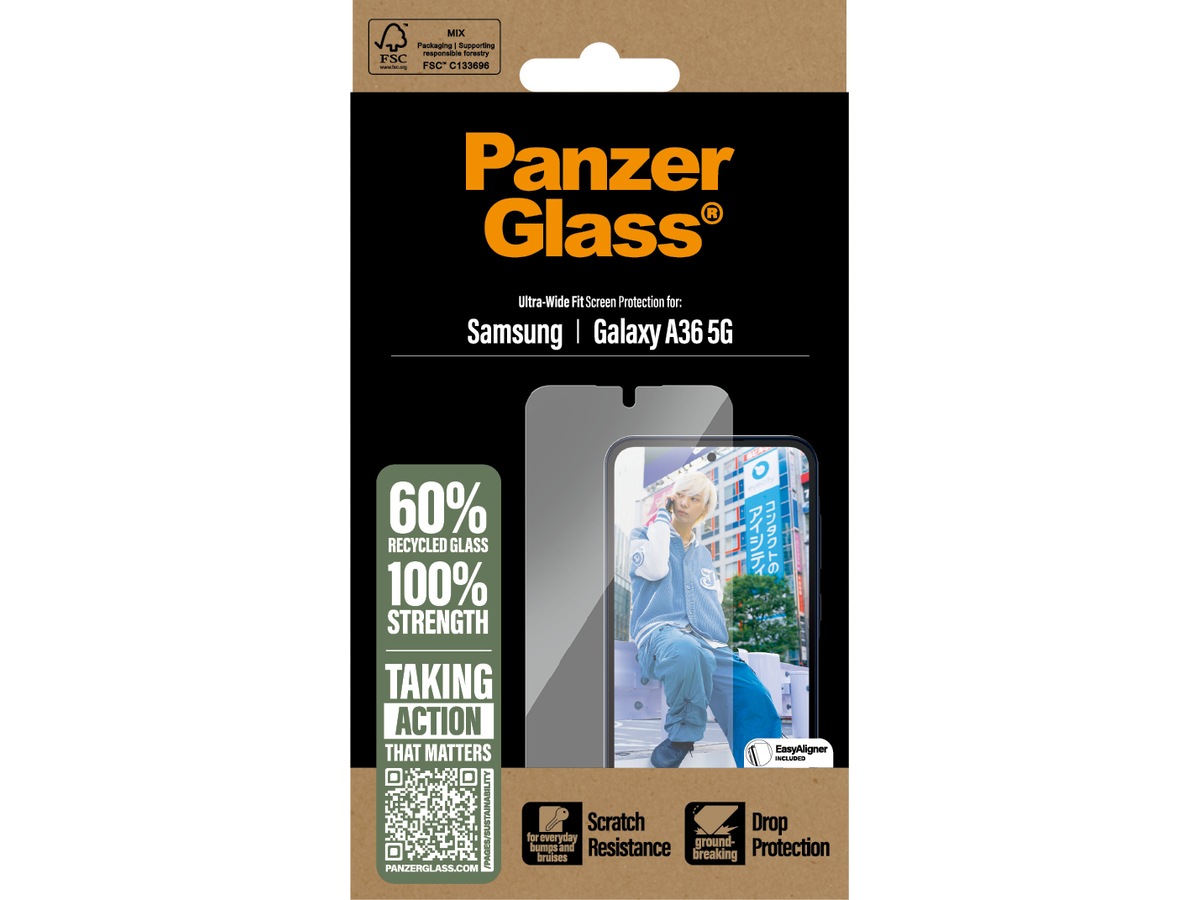 PanzerGlass Galaxy A36 5G Skærmbeskytter Skærmbeskyttelse mobiltelefon