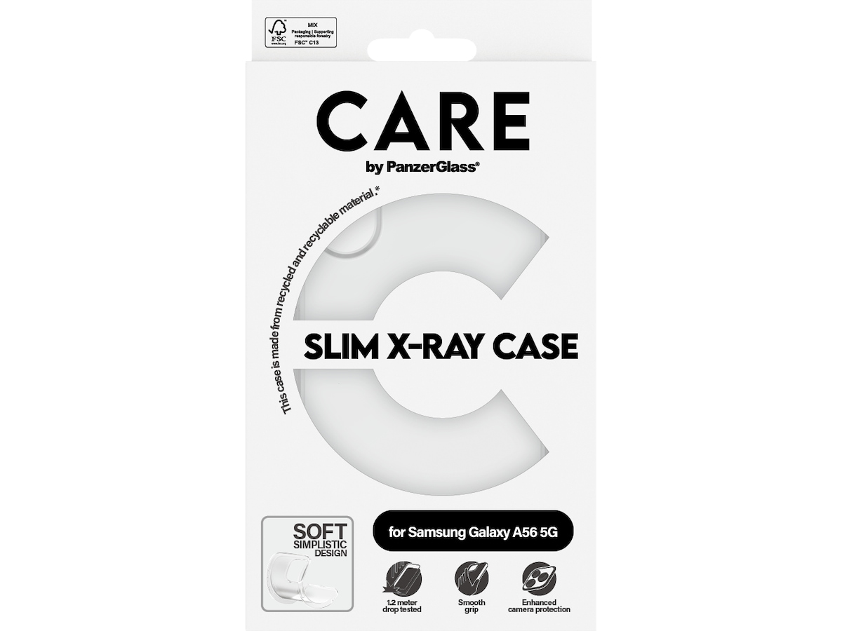 PanzerGlass CARE Galaxy A56 5G Fashion silikone cover (gennemsigtig) Mobilcover