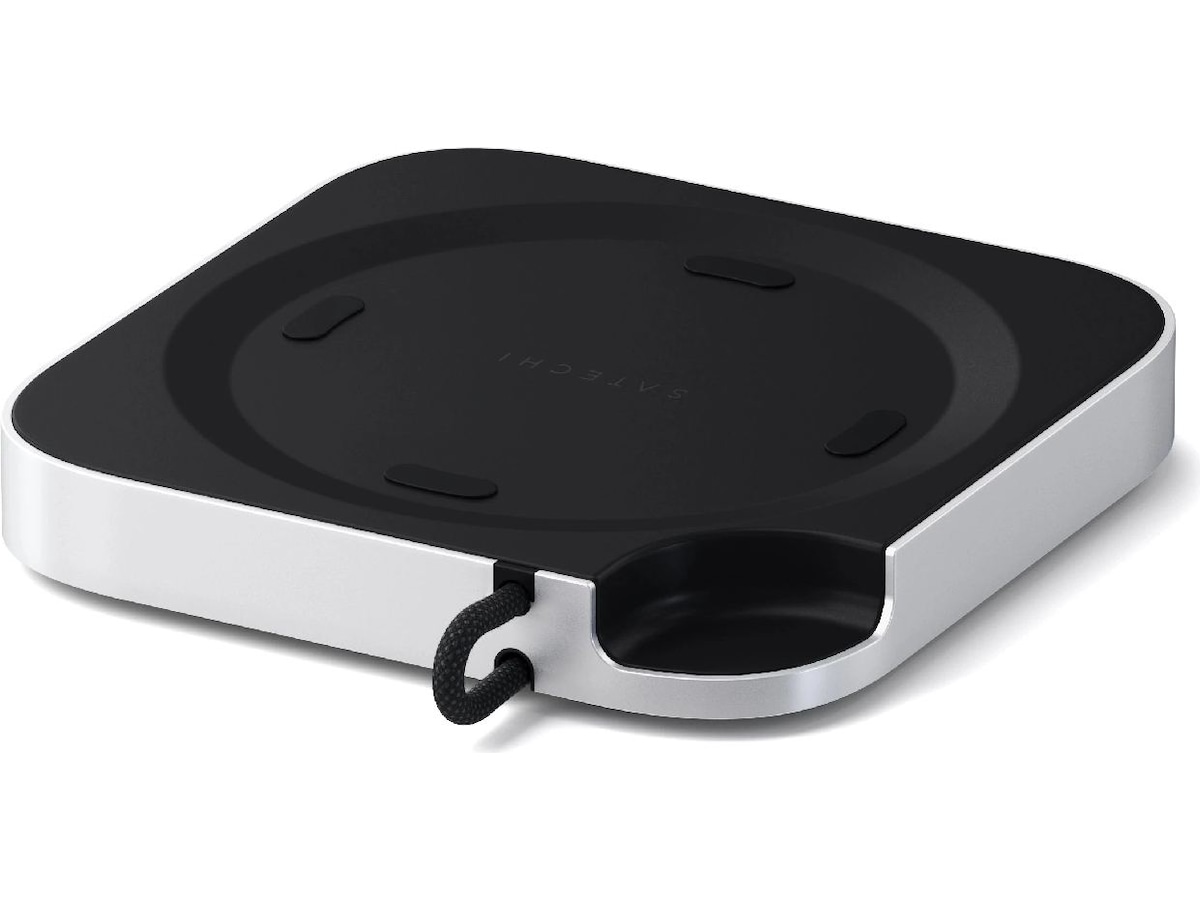 Satechi Mac Mini M4 Stand & Hub (sølv) Dockingstation og USB-hub