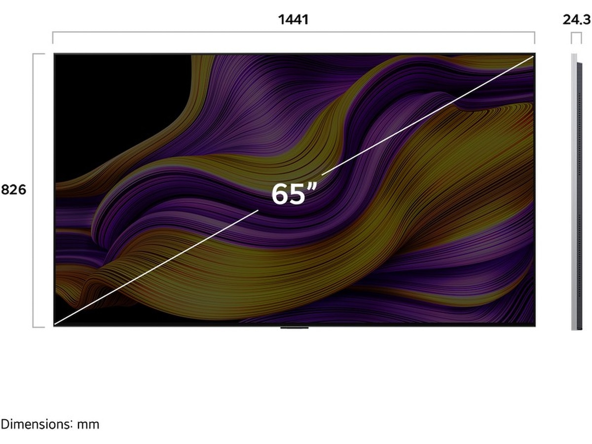 LG 65" G5 AI 4K OLED Smart TV (2025) 60 - 69 tommer TV