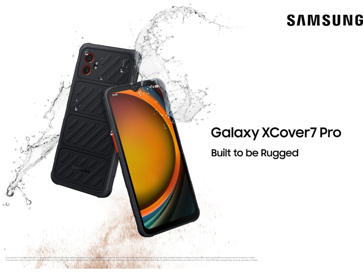 Galaxy Xcover7 Pro 128GB - Enterprise (sort) Mobiltelefoner