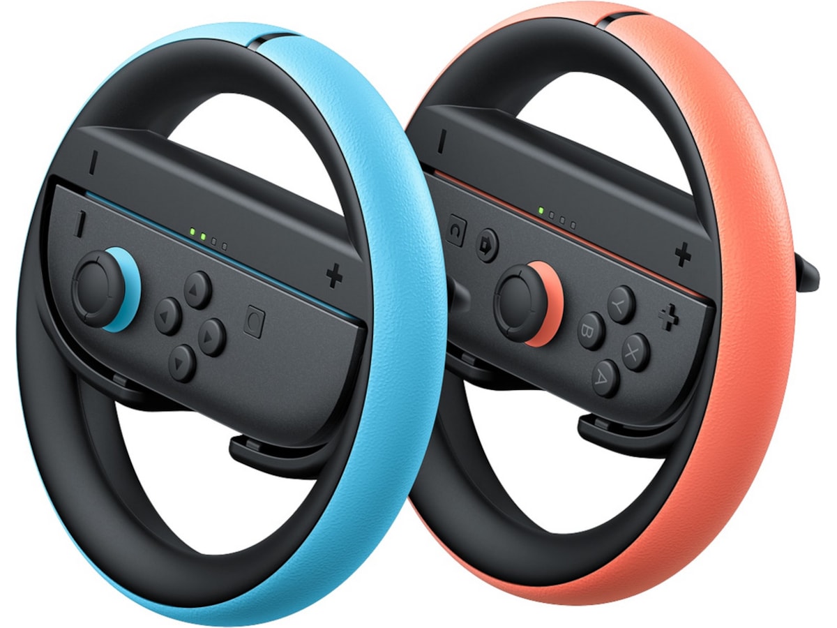 Nintendo Switch 2 Joy-Con 2 Wheel Pair (light blue/light red) Tilbehør til spilkonsoller