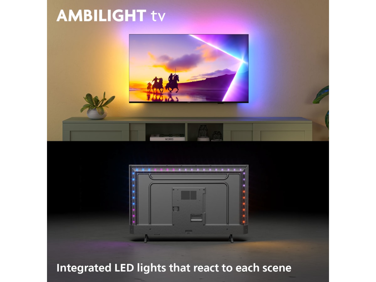 Philips 55" QLED Smart Ambilight TV PUS8550/12 (2025) 50 - 59 tommer TV