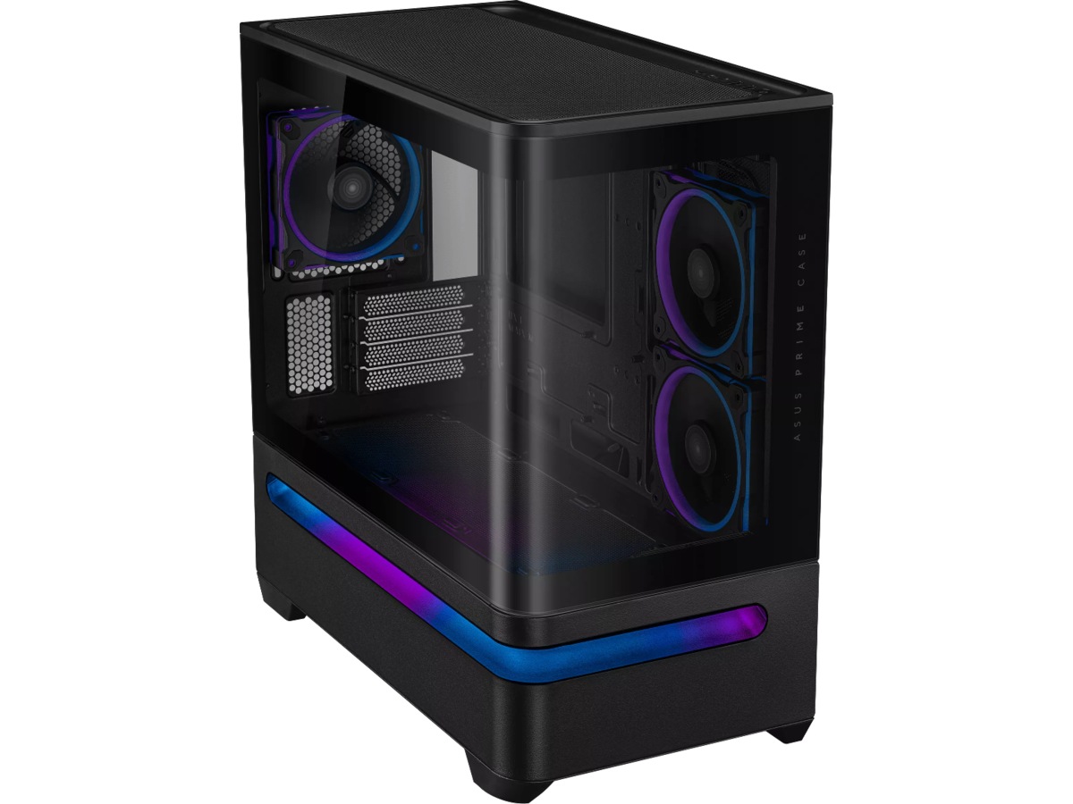 Asus PRIME AP202 TG ARGB mATX Tower (sort) Mini/Micro/Nano tower