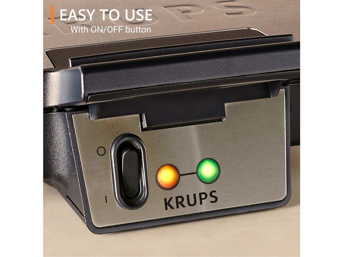 Krups FDK Iconic Sandwich Maker (stål) Toaster
