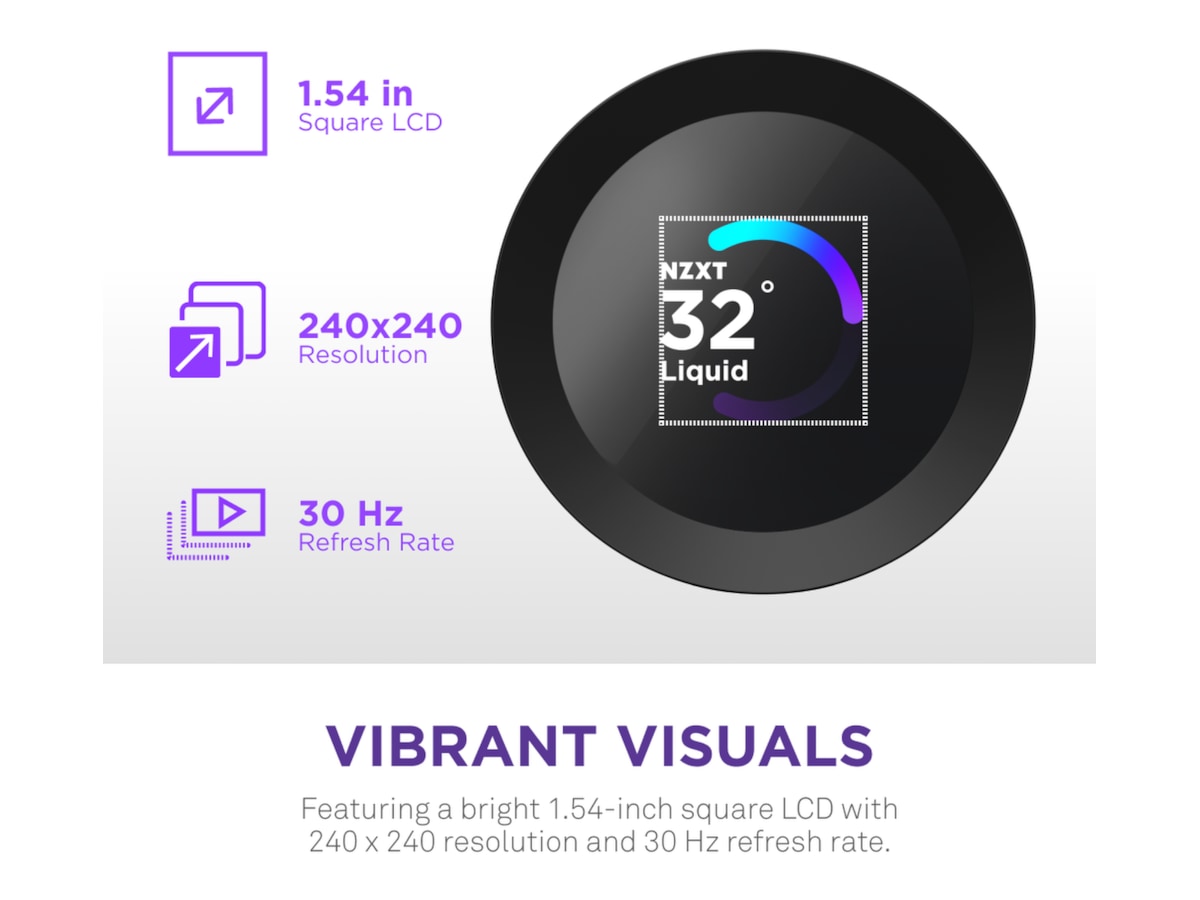 NZXT Kraken Plus 360 Køler (sort) CPU - Vandkøling