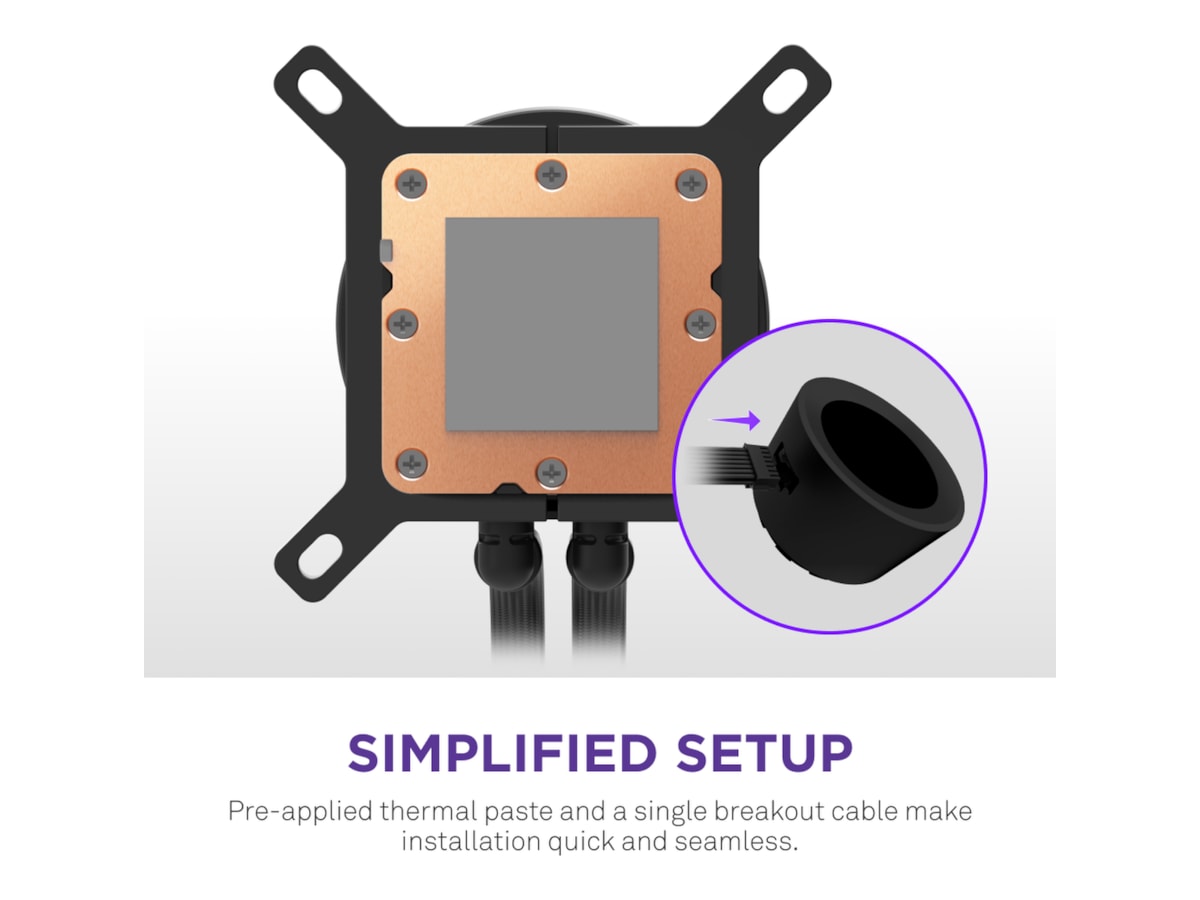 NZXT Kraken Plus 360 Køler (sort) CPU - Vandkøling