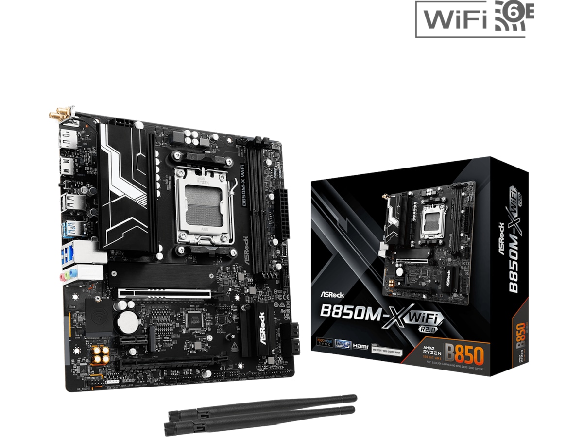 ASRock B850M-X WIFI R2.0 Bundkort AMD Socket