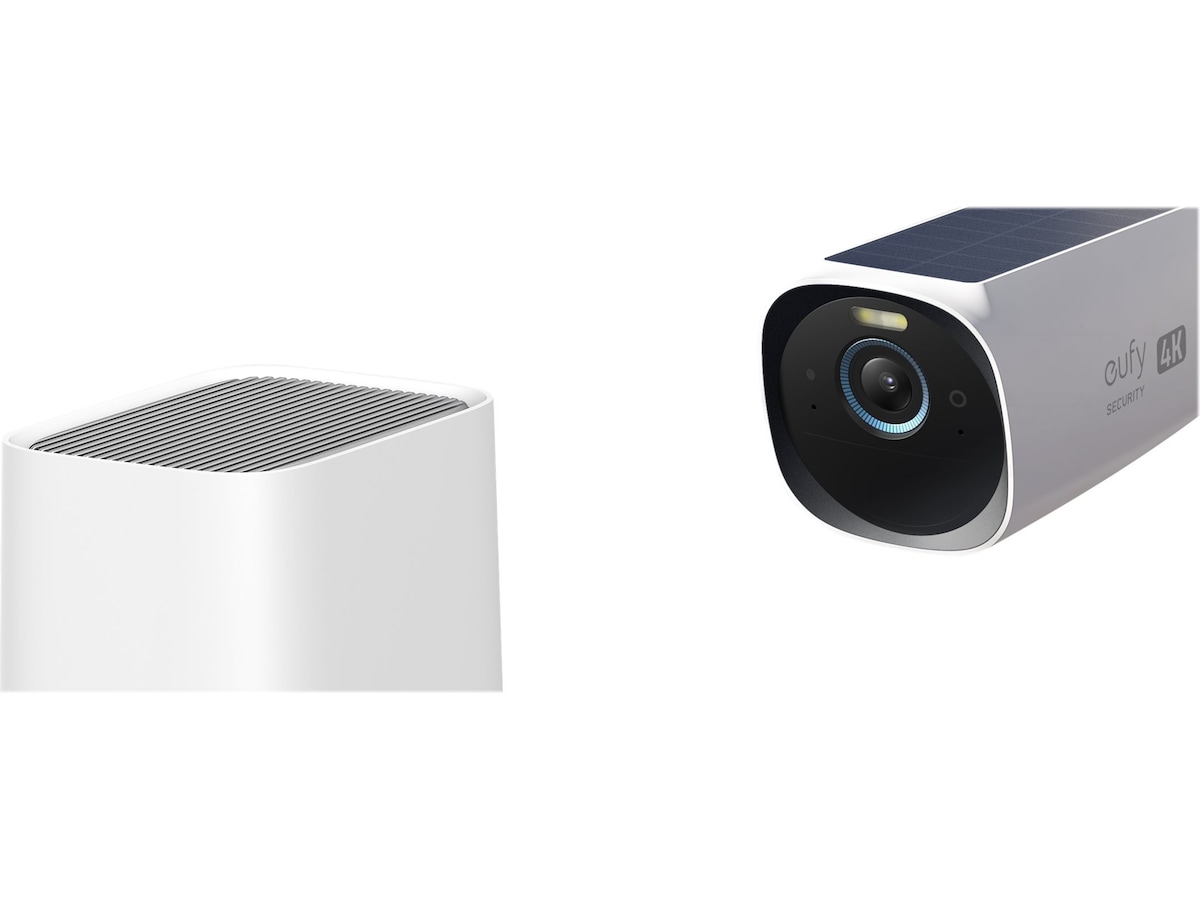 Eufy S330 eufyCam 3 Kit 4K overvågningskamera 2 pk inkl HomeBase 3 Overvågningskameraer