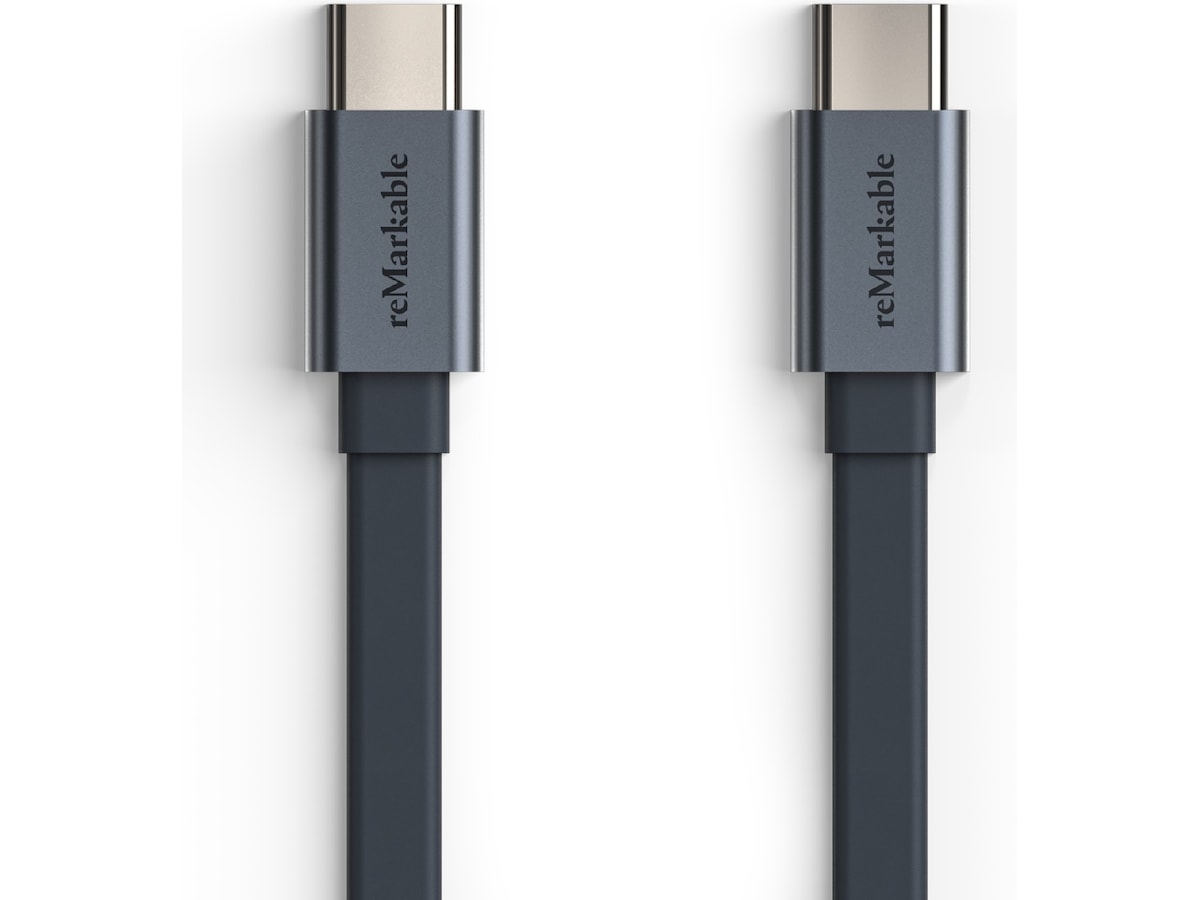 reMarkable 2 USB-C kabel 1m (sort) Tilbehør til digitale paper