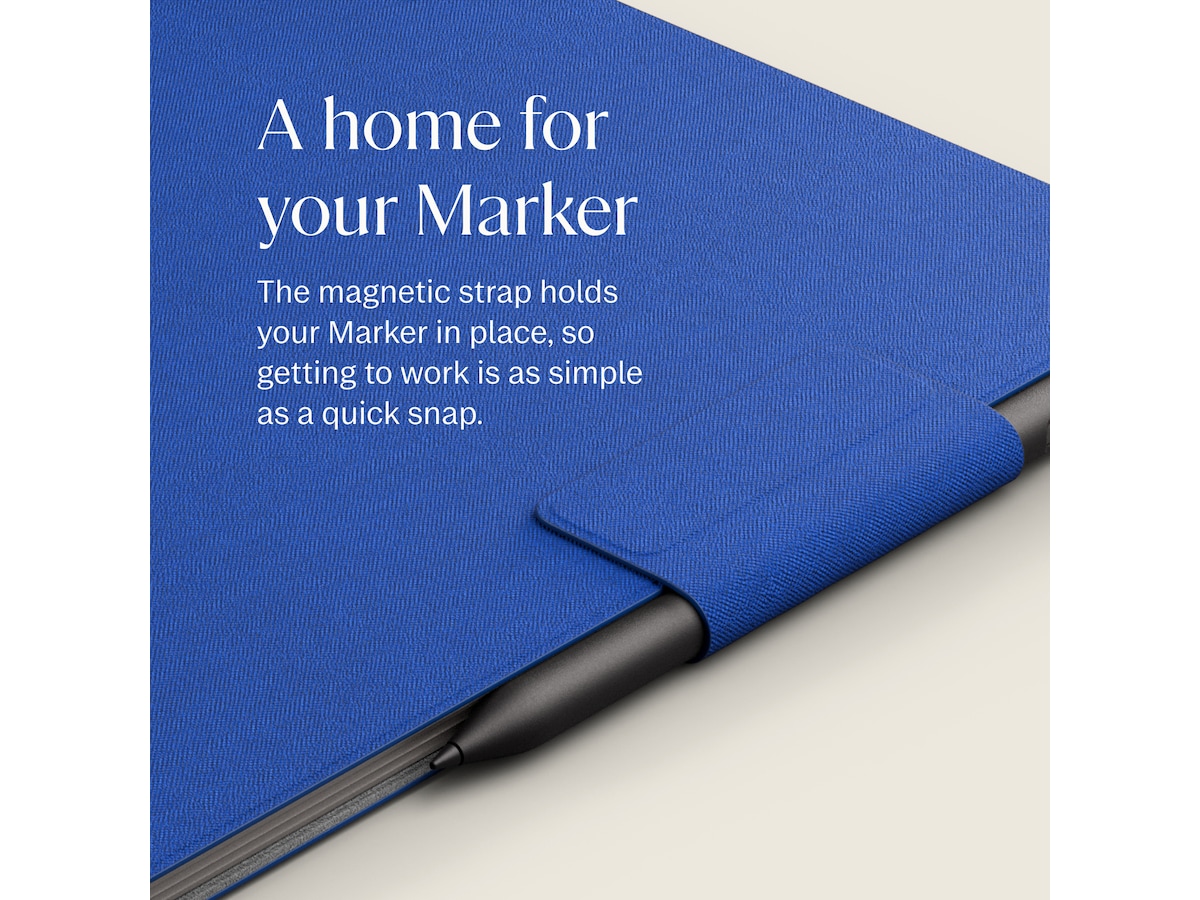 reMarkable Paper Pro Book Folio (kobolt) Tilbehør til digitale paper