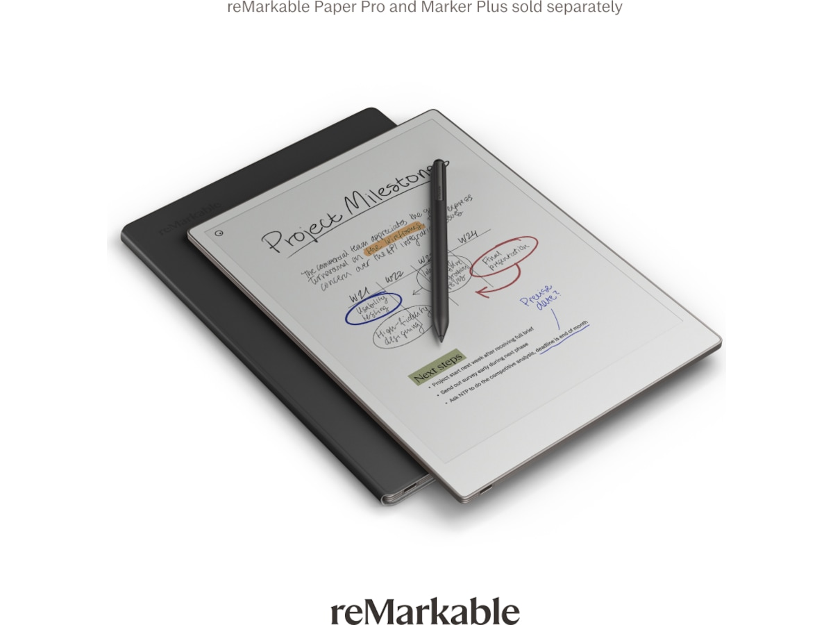reMarkable Paper Pro Book Folio (sort) Tilbehør til digitale paper