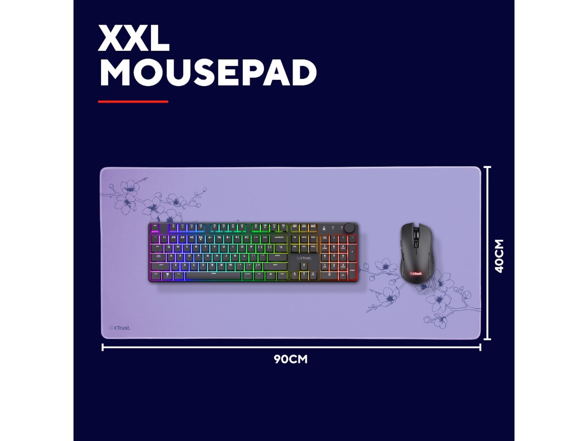 Trust GXT 759 XXL Gamingmusematte (blossum) Gamingmusemåtte