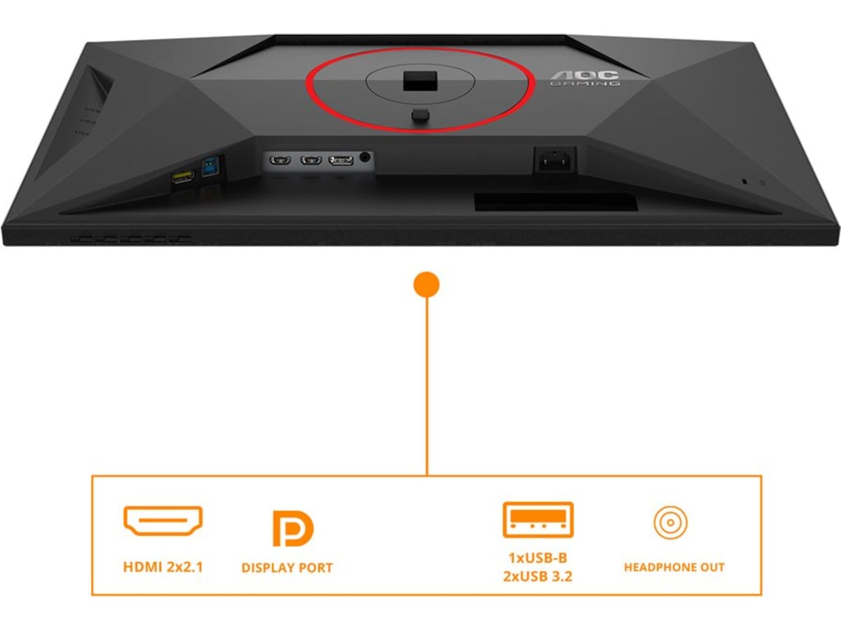 AOC 27" 4K gamingskærm U27G4R Gamingskærme