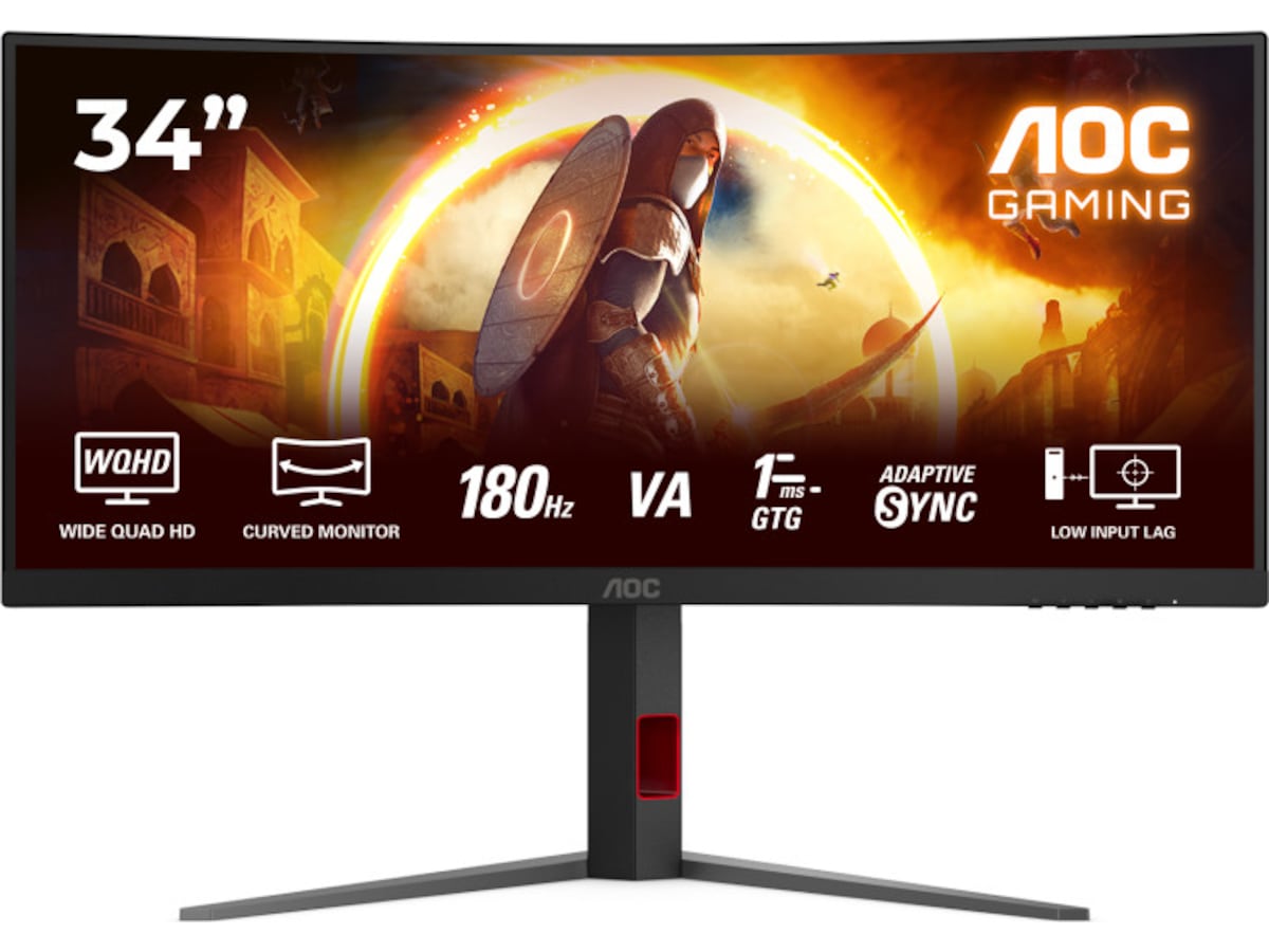 AOC 34" curved gamingskærm CU34G4 Gamingskærme