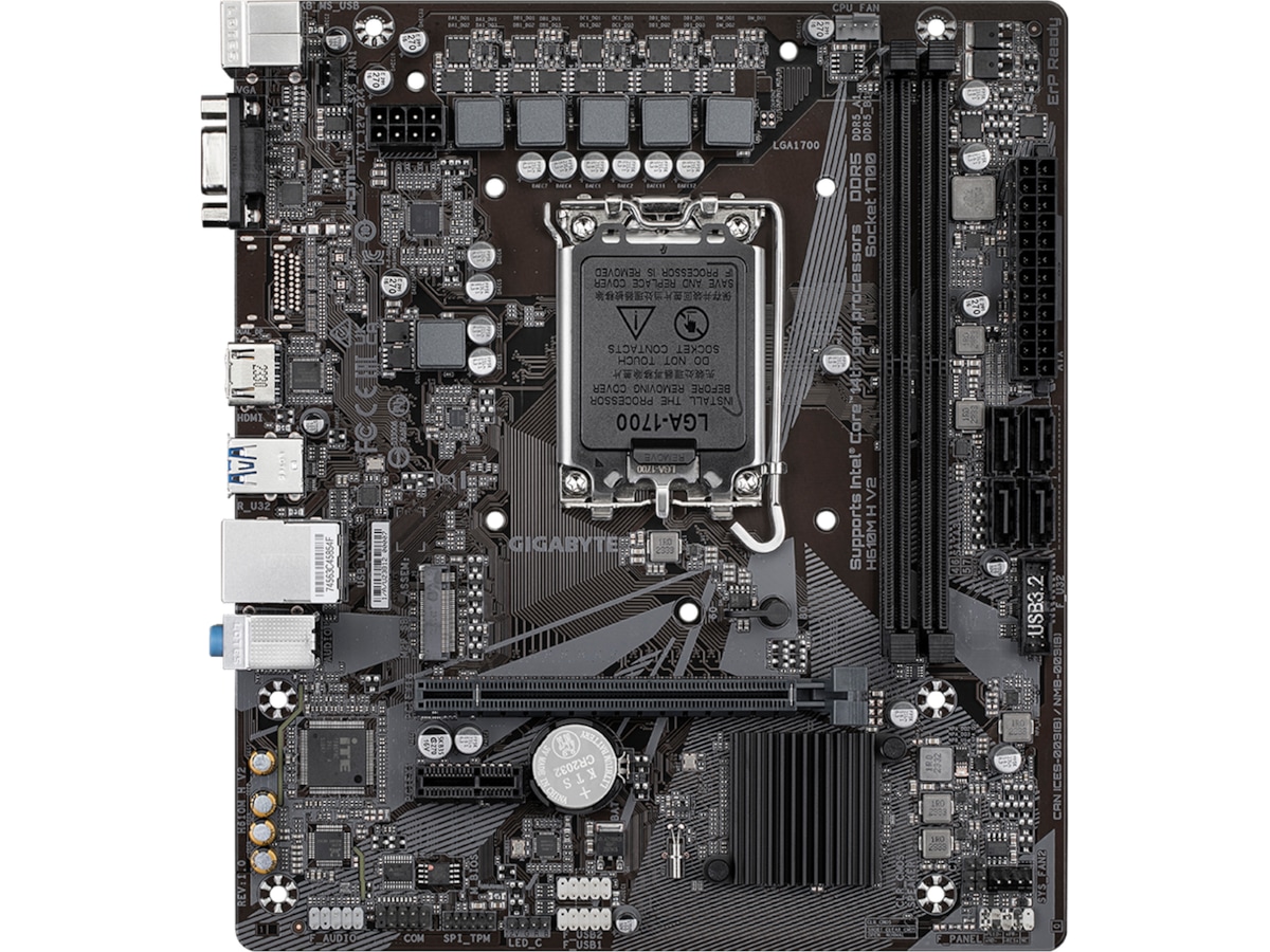 Gigabyte H610M H V2 Bundkort Intel Socket
