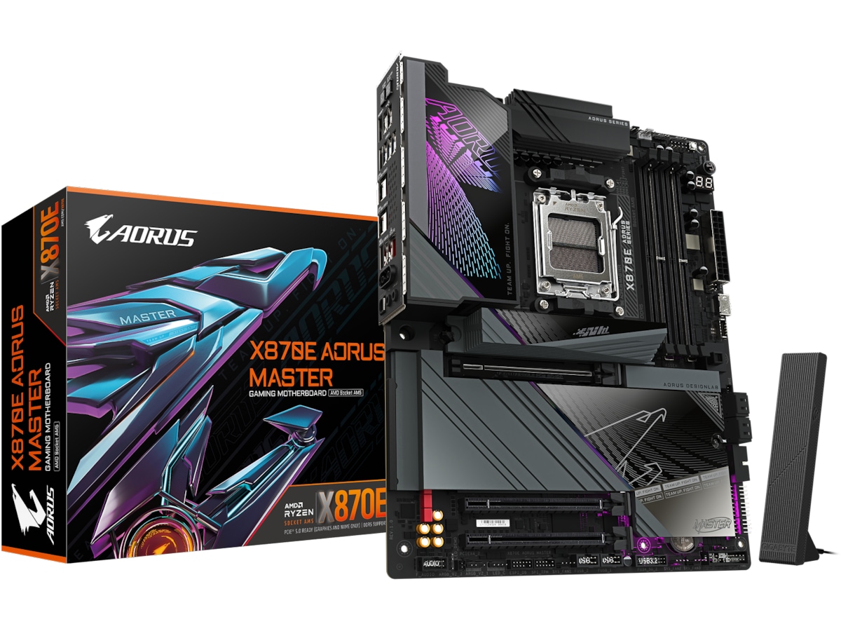 Gigabyte X870E AORUS MASTER Bundkort AMD Socket