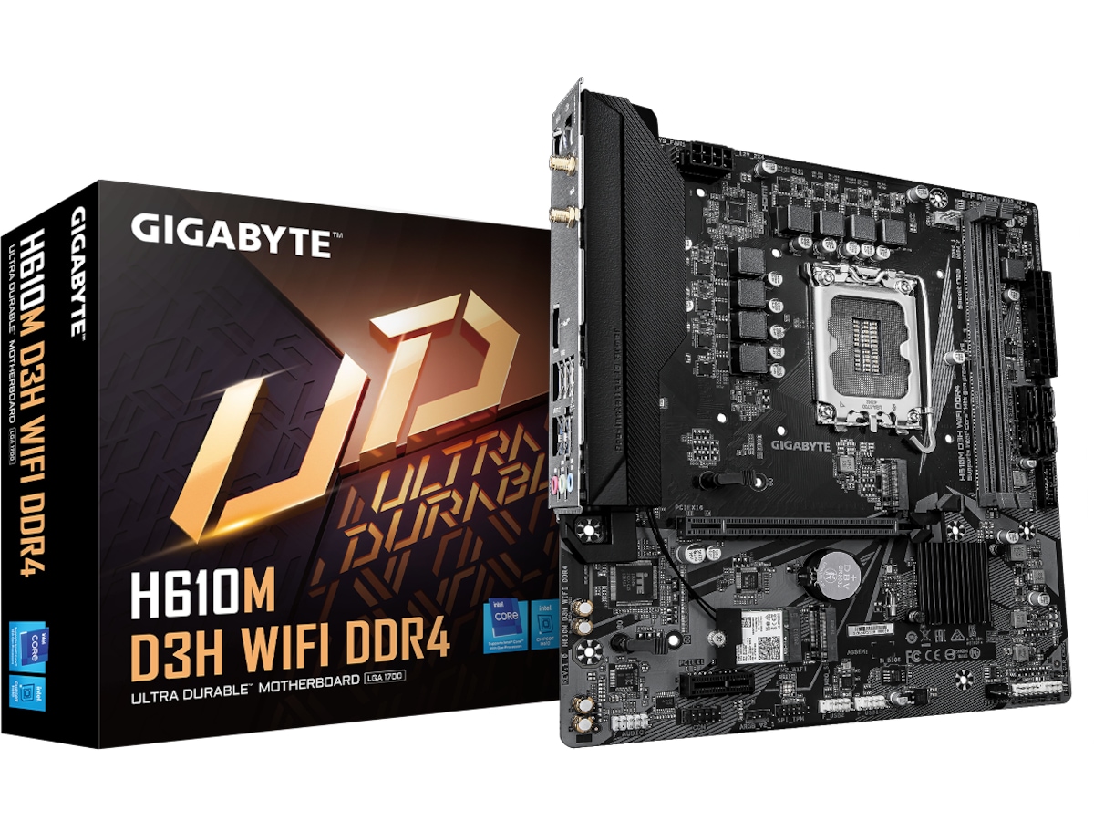 Gigabyte H610M D3H DDR4 WIFI Bundkort Intel Socket