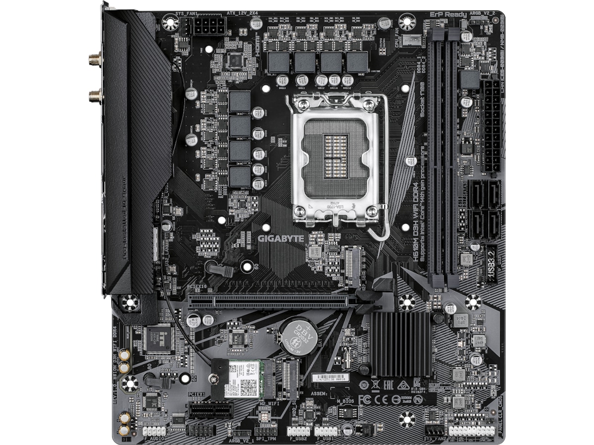 Gigabyte H610M D3H DDR4 WIFI Bundkort Intel Socket
