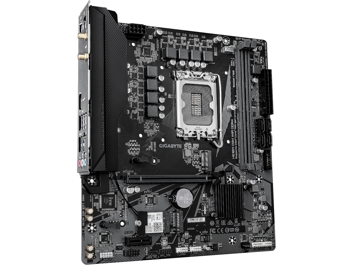 Gigabyte H610M D3H DDR4 WIFI Bundkort Intel Socket