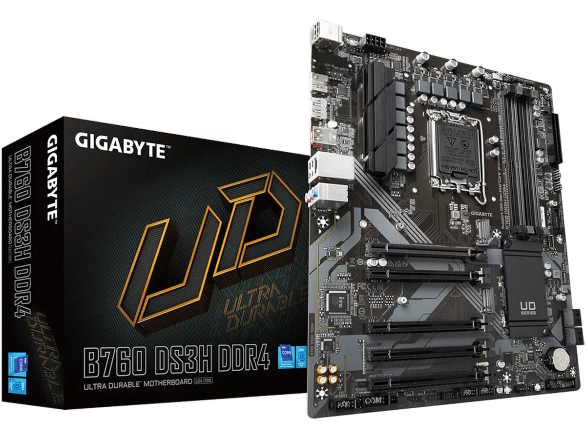 Gigabyte B760 DS3H DDR4 Bundkort Intel Socket
