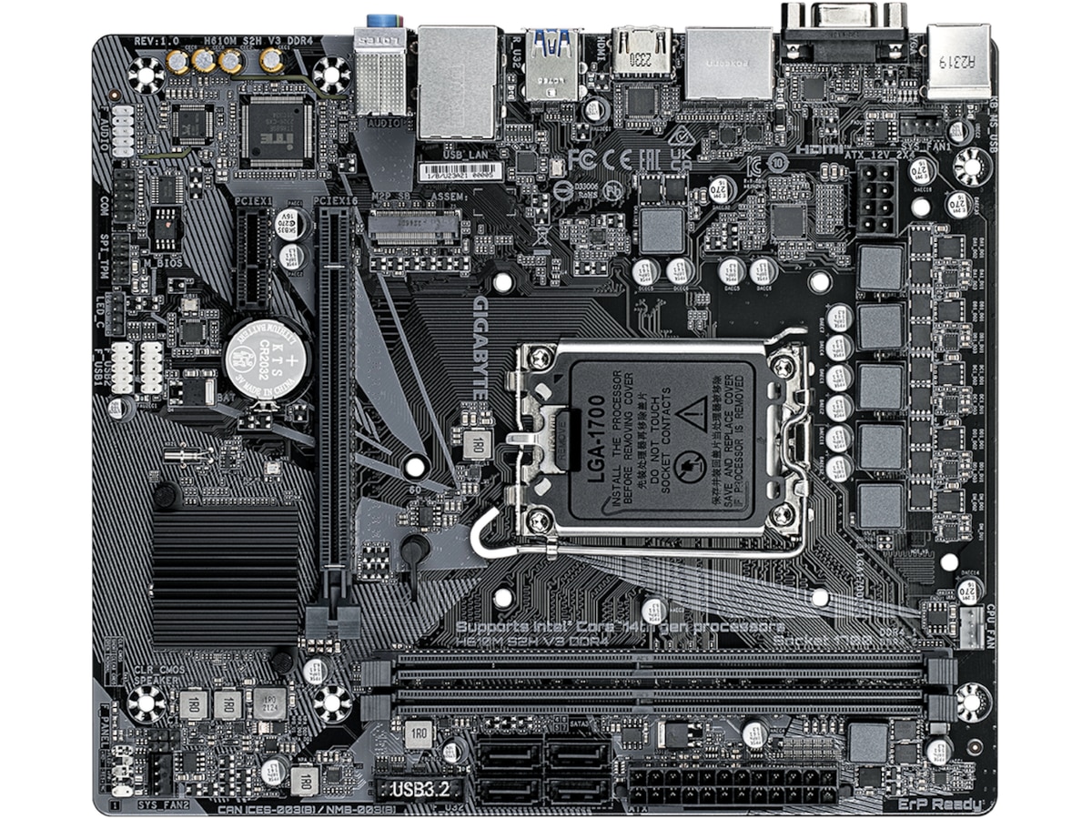 Gigabyte H610M S2H V3 DDR4 Bundkort Intel Socket
