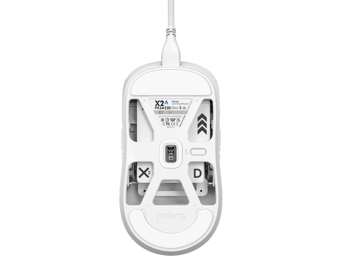 Pulsar X2A Gamingmus (hvidt) Gamingmus