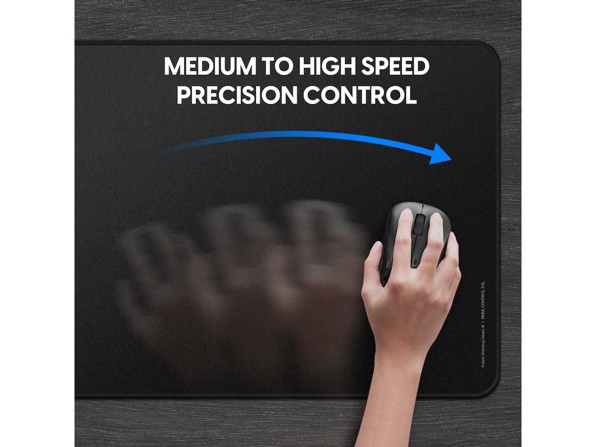 Pulsar Paracontrol XXL Musemåtte (sort) Gamingmusemåtte