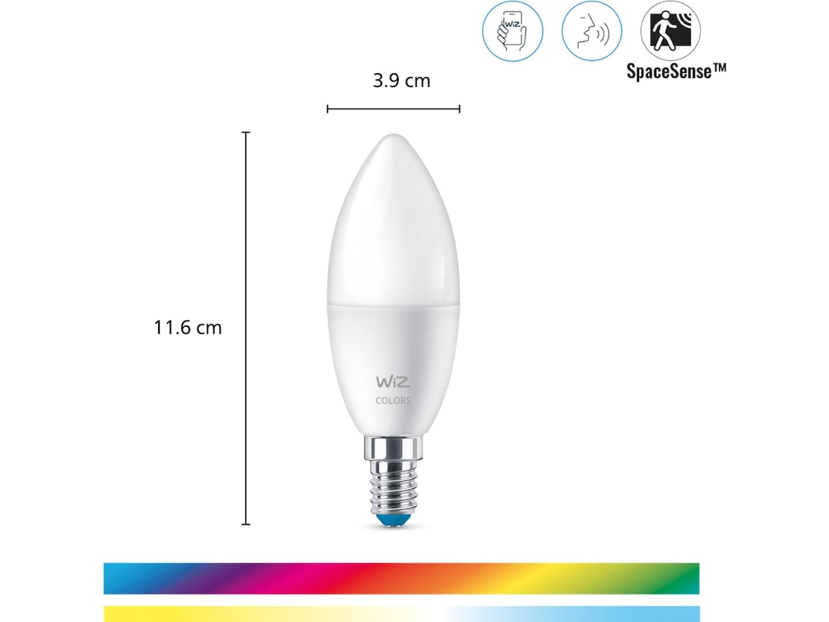 WiZ BLE 40W E14 pære (3-pak) LED-pærer & elpærer