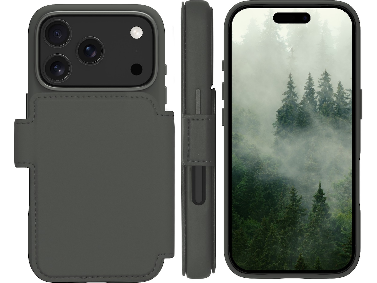 dbramante1928 iPhone 18 Pro / 17 Pro Lynge 2-i-1 Wallet cover (forest shadow) Mobilcover