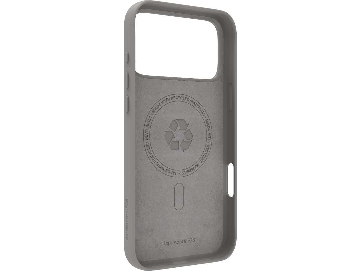 dbramante1928 iPhone 17 Pro Max Roskilde læder cover (river stone) Mobilcover