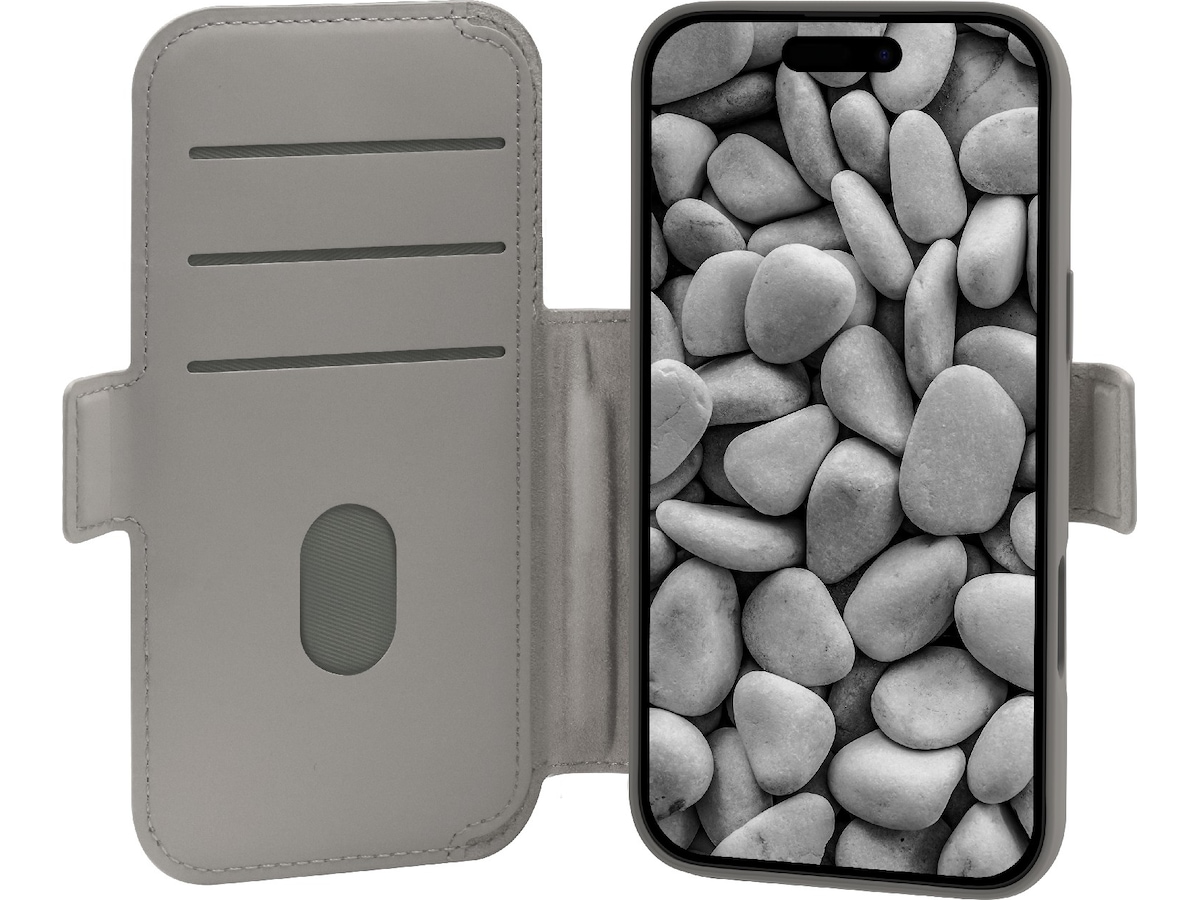 dbramante1928 iPhone 17 Pro Max Lynge 2-i-1 Wallet cover (river stone) Mobilcover
