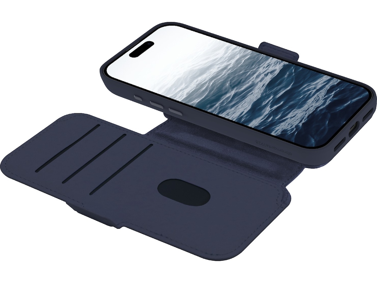 dbramante1928 iPhone 17 Pro Max Lynge 2-i-1 Wallet cover (deep water) Mobilcover
