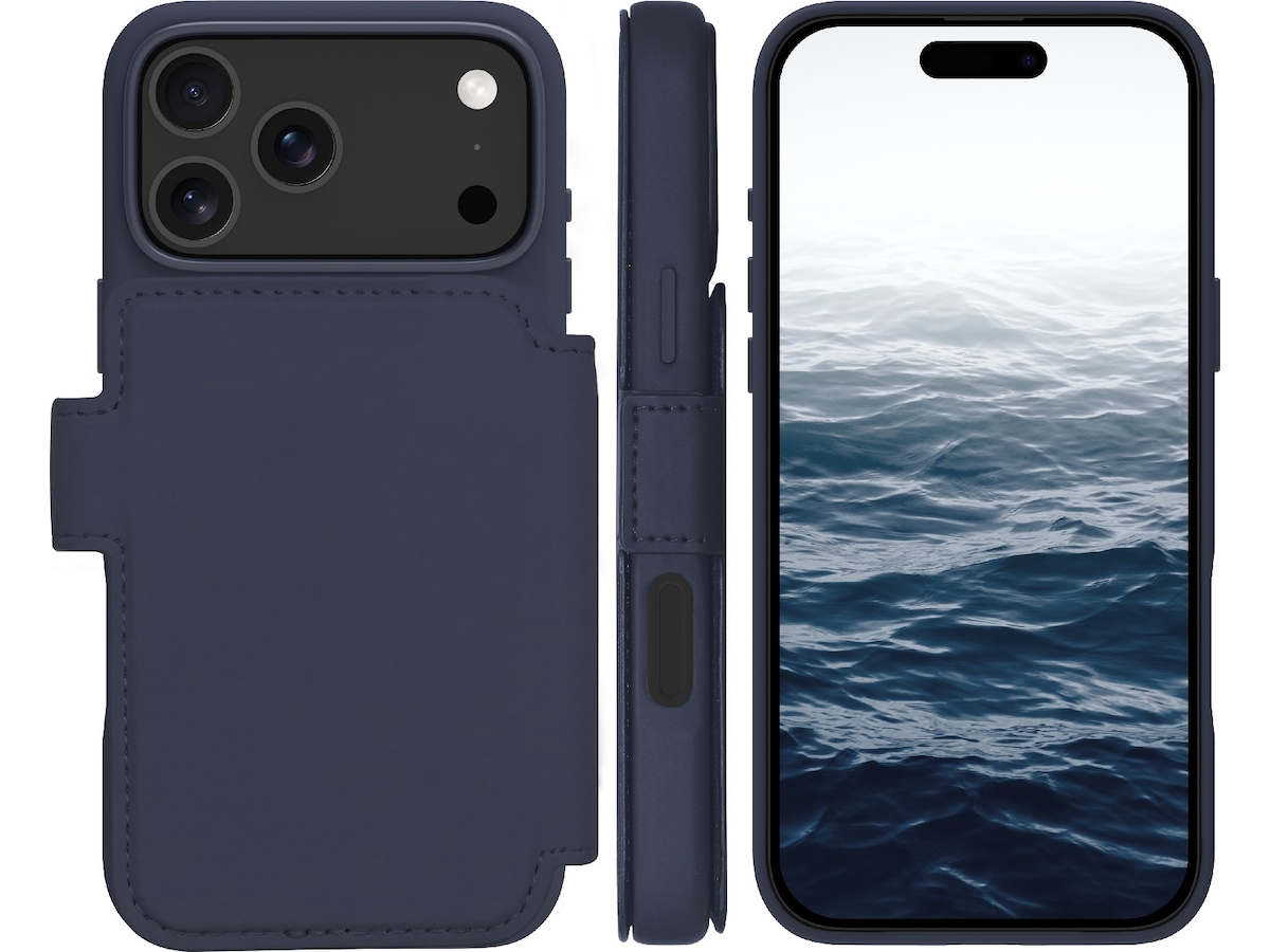 dbramante1928 iPhone 17 Pro Max Lynge 2-i-1 Wallet cover (deep water) Mobilcover