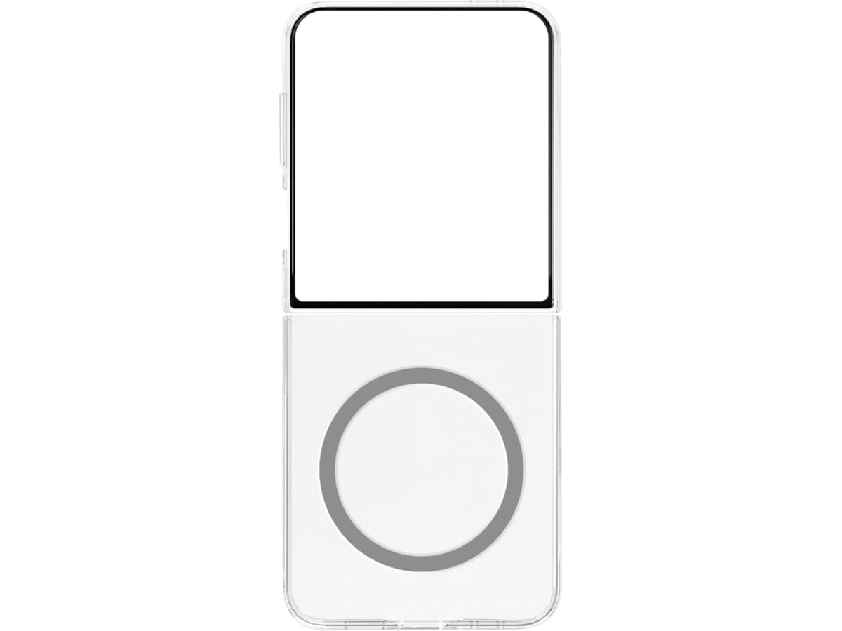 Samsung Galaxy Z Flip7 Clear Magnet Case (gennemsigtig) Mobilcover
