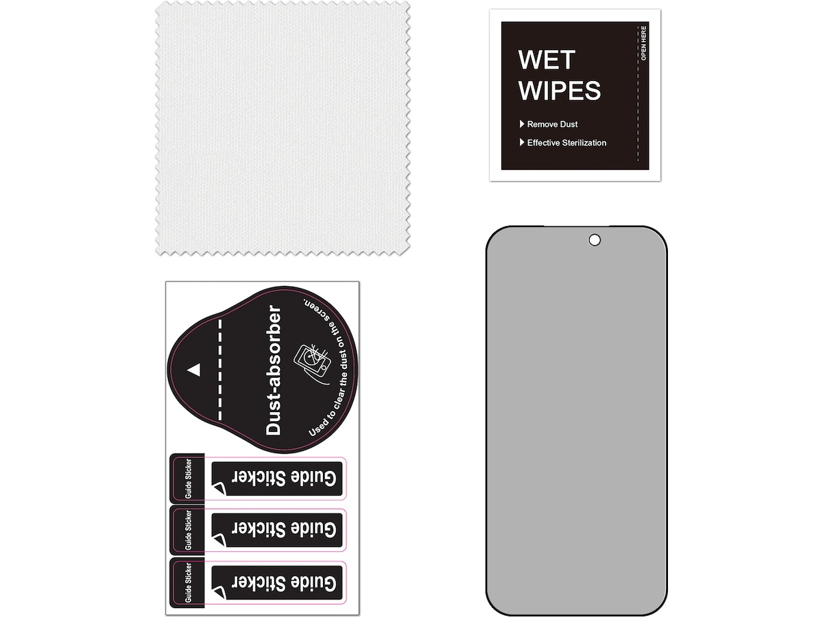 iiglo iPhone 17 Pro Max Privacy skærmbeskytter Skærmbeskyttelse mobiltelefon