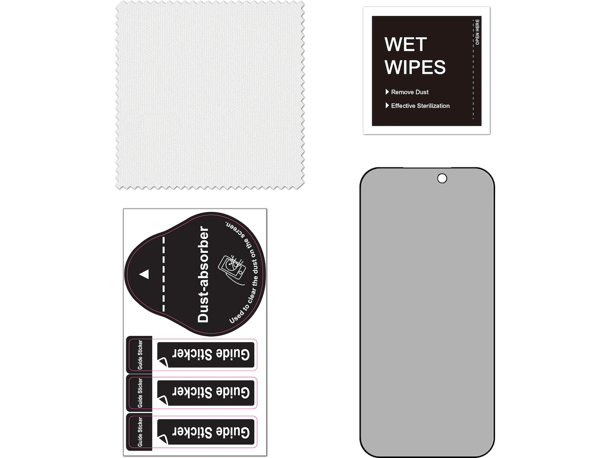 iiglo iPhone 17 Pro Privacy skærmbeskytter Skærmbeskyttelse mobiltelefon