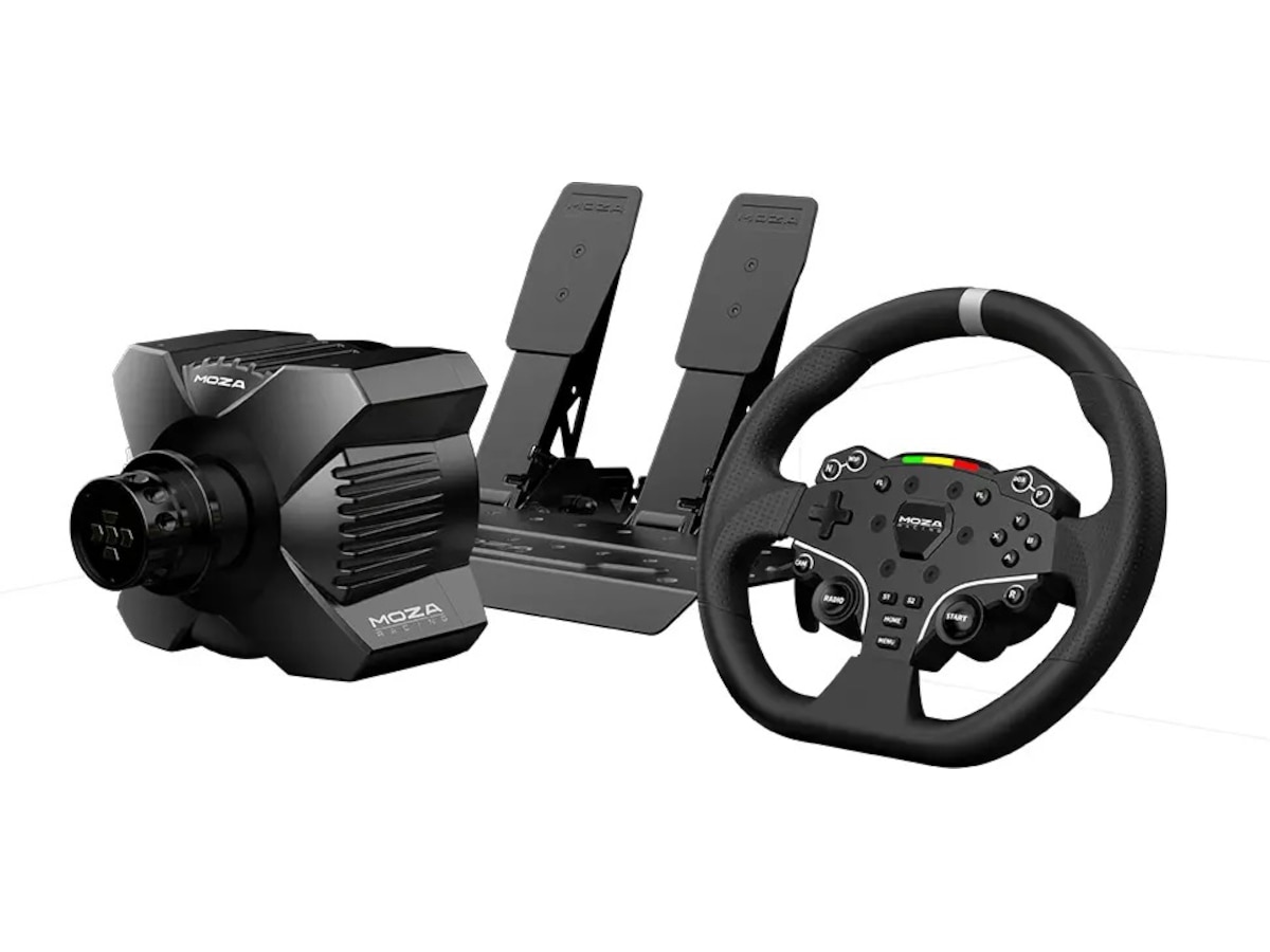 MOZA R3 Racing Simulator Bundle til PC Rat og pedaler