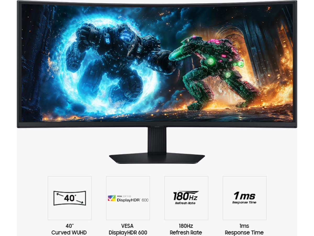 Samsung 40" curved gamingskærm Odyssey G7 S40FG75 Gamingskærme