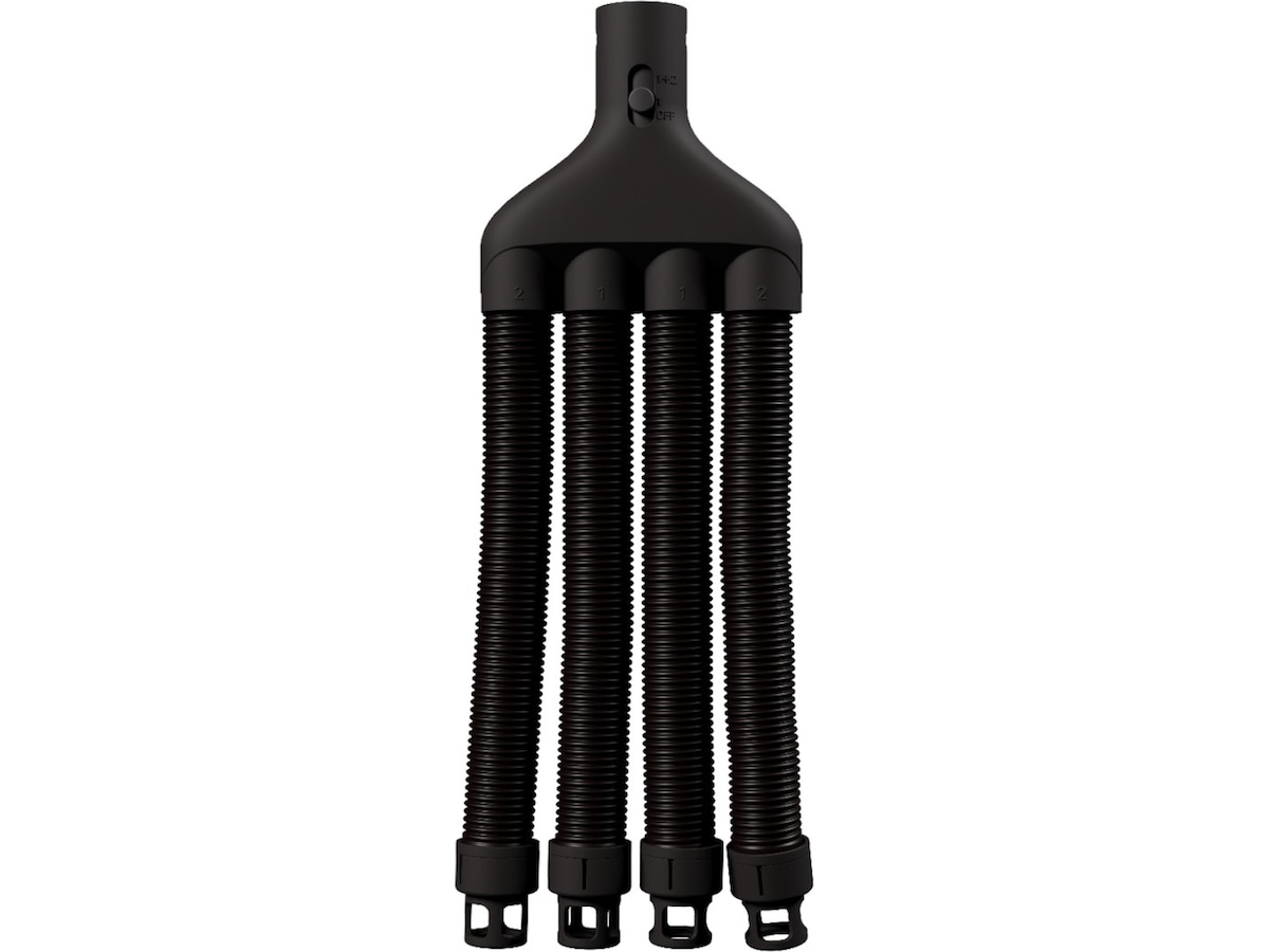 Hedgehog Squid 4 slangeadapter (sort) Skotørrere
